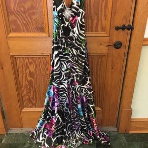 NWT HAILEY $150 Fuchsia Womens Prom Party Dance Dress 4